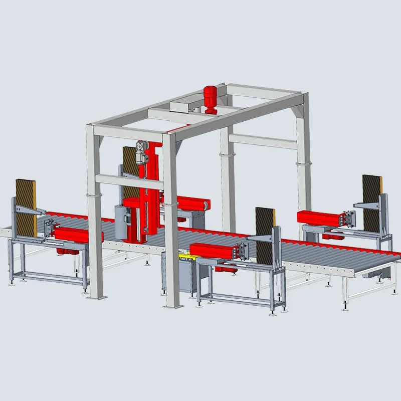 Corner board applicator integrated with a rotary arm wrapping machine